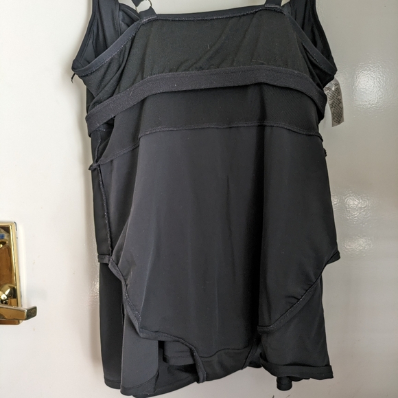 Target Ava & Viv Black Twist One-Piece Modest Swimsuit Swim Dress 20W - Picture 14 of 16